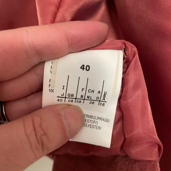 MAX & Co Blush Pink Suede Jacket - Never Worn - Picture 8 of 10